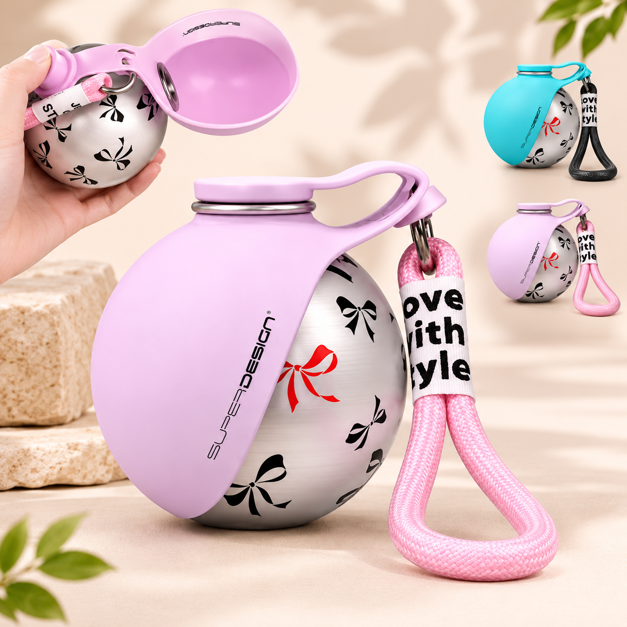 Portable Dog Water Bottle with Foldable Bowl | Leak-Proof | PetHaven