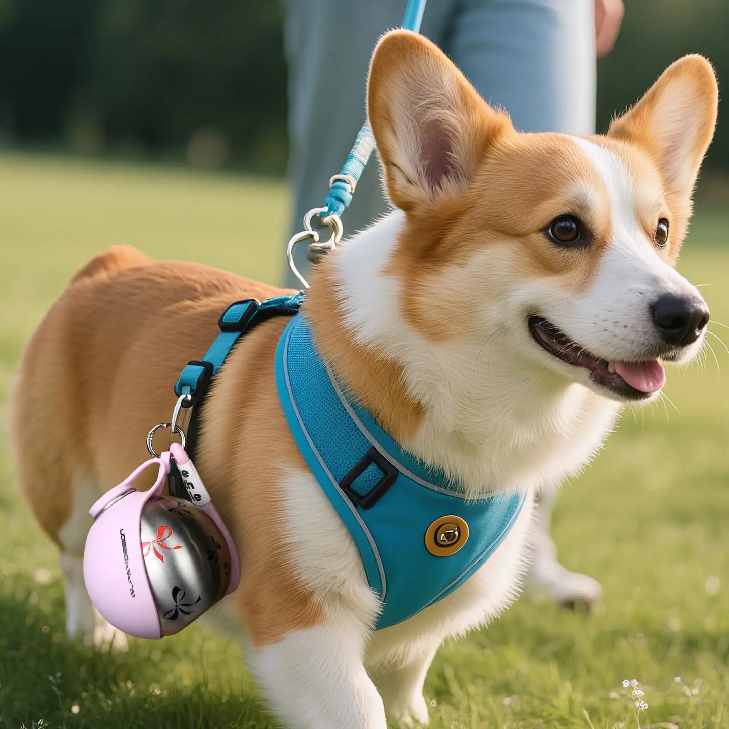 Portable Dog Water Bottle with Foldable Bowl | Leak-Proof | PetHaven