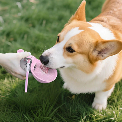 Portable Dog Water Bottle with Foldable Bowl | Leak-Proof | PetHaven